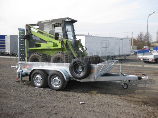 Nákladní přívěs pro přepravu UNC, bagrů, mechanizace ZV 3,5T 3,10x1,85/0,35
