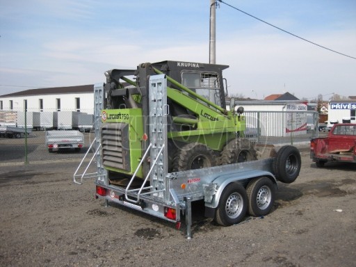 Nákladní přívěs pro přepravu UNC, bagrů, mechanizace ZV 3,5T 3,10x1,85/0,35