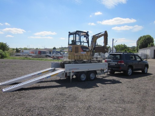 Třístranný sklopný přívěs ATS 3SKS 3,5T 3,32x1,70/0,35 ruč