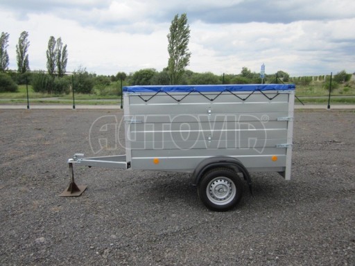 Nebrzděný nákladní přívěs HD 3 2,06x1,11/1,05 2ks nástavba plachta* č.2