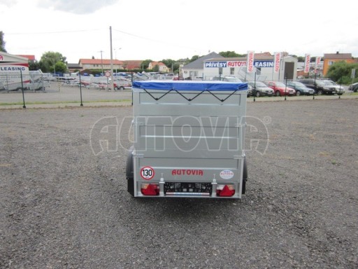 Nebrzděný nákladní přívěs HD 3 2,06x1,11/1,05 2ks nástavba plachta* č.4