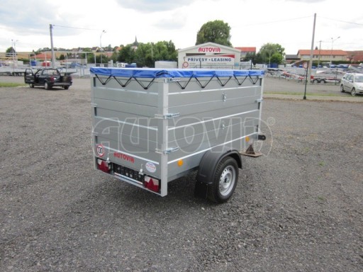 Nebrzděný nákladní přívěs HD 3 2,06x1,11/1,05 2ks nástavba plachta* č.5