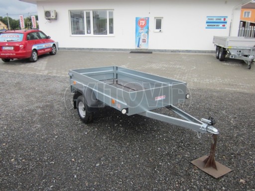 Jednoosý nebrzděný nákladní přívěs Hobby 750kg 2,06x1,10/0,30 č.1