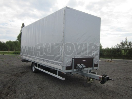 Jednonápravový 18-ti paletový, vzduchem brzděný, nákladní přívěs AVG 4,49T 7,40x2,48/3,06* č.2