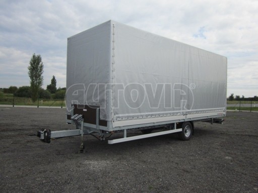 Jednonápravový 18-ti paletový, vzduchem brzděný, nákladní přívěs AVG 4,49T 7,40x2,48/3,06* č.6