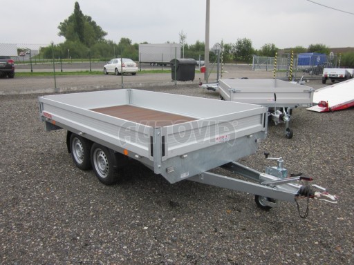 Vlek za osobní auto valník VER 3,5T 3,10x1,76/0,30 č.2