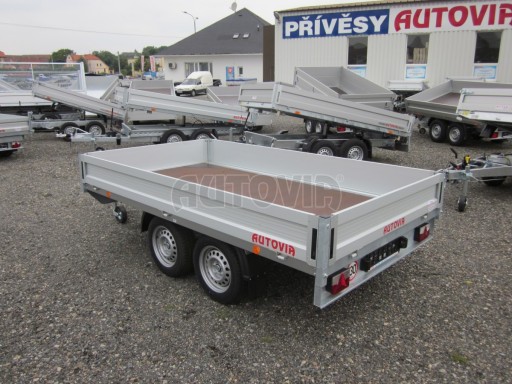 Vlek za osobní auto valník VER 3,5T 3,10x1,76/0,30 č.4