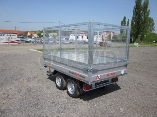 Sklápěcí přívěs DLT 2,7T 2,57x1,48/1,35 pozink GITTER v elektrice