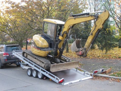 Přepravník těžké mechanizace JB 3,5T 5,15x2,10 UNC PLATO* č.1