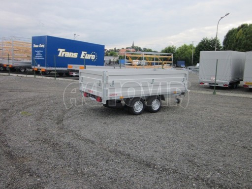 přívěs za auto ZV 33 2,7T B2 3,33x1,70/0,70 nástavba POČ