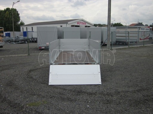 přívěs za auto ZV 33 2,7T B2 3,33x1,70/0,70 nástavba POČ