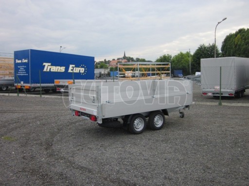 přívěs za auto ZV 33 2,7T B2 3,33x1,70/0,70 nástavba POČ