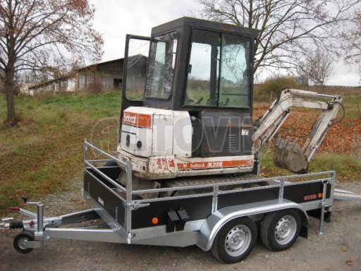 Přívěs na bagry BR 3,5T B2 3,16x1,52/0,30