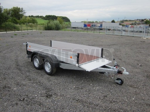 Brzděný přívěs ZV 30 ALU 2,7T B2 3,00x1,31/0,35 POČ