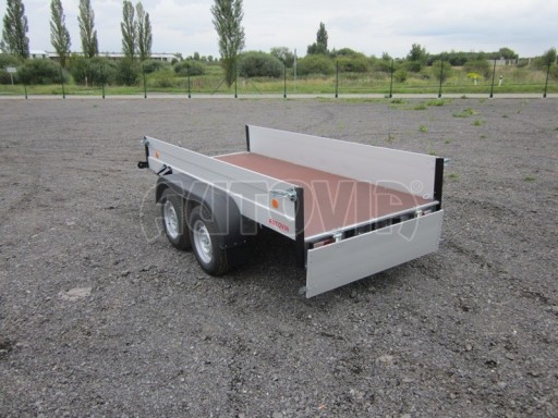 Brzděný přívěs ZV 30 ALU 2,7T B2 3,00x1,31/0,35 POČ