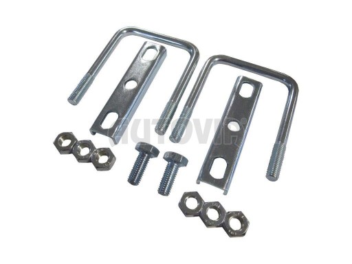 Držák KBFV/60 klemy opěrného kolečka na oj 60x60 mm č.1