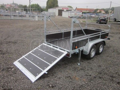 Nákladní přívěs s rampou ZV 30 2,7T B2 3,01x1,31/0,35 rampa
