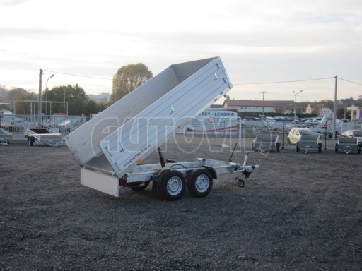 Třístranný sklápěč s nástavbou bočnic ATS 3SKS 2,7T 3,32x1,70/0,70 ECO ruč