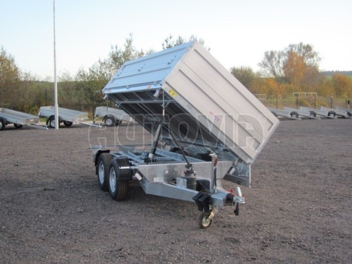 Třístranný sklápěč s nástavbou bočnic ATS 3SKS 2,7T 3,32x1,70/0,70 ECO ruč