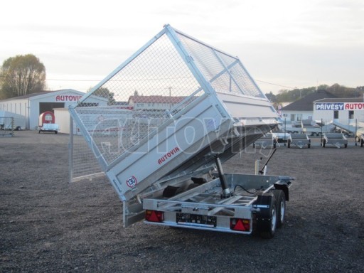 Sklopný přívěsný vozík ATS 3SKS 2,7T 3,32x1,70/1,35 ECO ruč GITTER