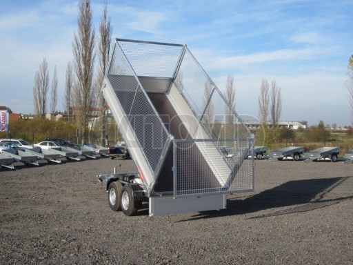 Třístranný sklopný přívěs ATS 3SKS 3,5T 3,33x1,70/1,35 ECO ruč GITTER