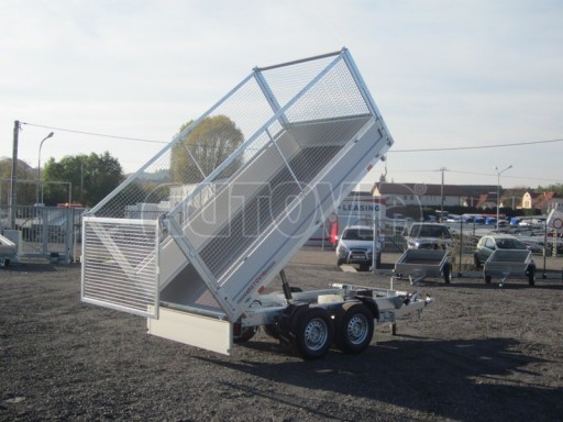 Třístranný sklopný přívěs ATS 3SKS 3,5T 3,33x1,70/1,35 ECO ruč GITTER