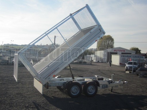 Třístranný sklopný přívěs ATS 3SKS 3,5T 3,33x1,70/1,35 ECO ruč GITTER