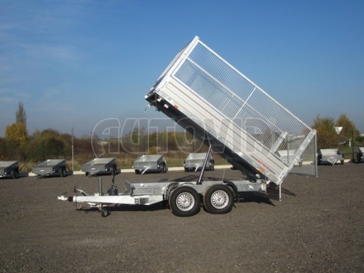 Třístranný sklopný přívěs ATS 3SKS 3,5T 3,33x1,70/1,35 ECO ruč GITTER