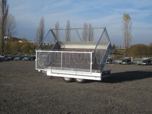 Třístranný sklopný přívěs ATS 3SKS 3,5T 3,33x1,70/1,35 ECO ruč GITTER