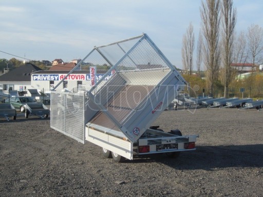 Třístranný sklopný přívěs ATS 3SKS 3,5T 3,33x1,70/1,35 ECO ruč GITTER
