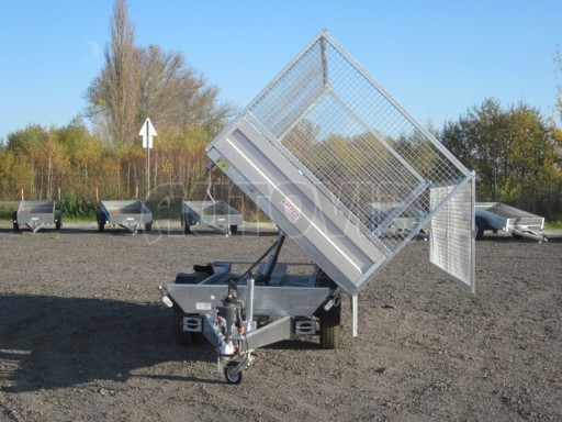 Třístranný sklopný přívěs ATS 3SKS 3,5T 3,33x1,70/1,35 ECO ruč GITTER