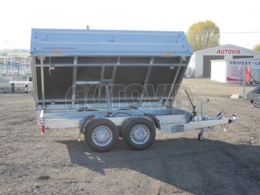 Třístranný sklápěč s nástavbou bočnic ATS 3SKS 3,5T 3,32x1,70/0,70 ECO ruč