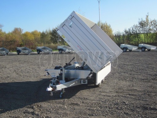 Třístranný sklápěč s nástavbou bočnic ATS 3SKS 3,5T 3,32x1,70/0,70 ECO ruč