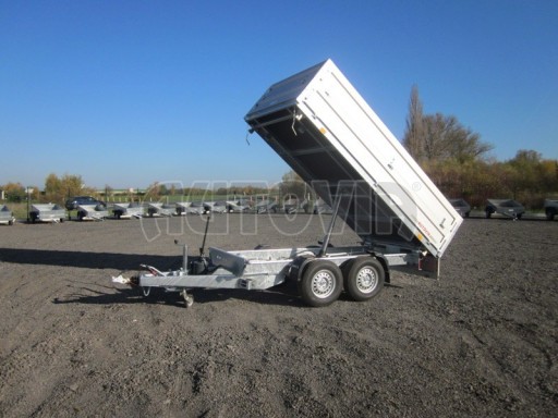 Třístranný sklápěč s nástavbou bočnic ATS 3SKS 3,5T 3,32x1,70/0,70 ECO ruč