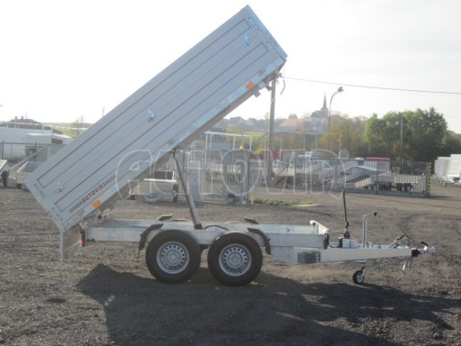 Třístranný sklápěč s nástavbou bočnic ATS 3SKS 3,5T 3,32x1,70/0,70 ECO ruč