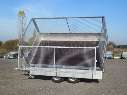 Sklápěcí přívěs ATS 3SKS 3,5T 3,33x1,70/1,35 ECO GITTER v elektrice