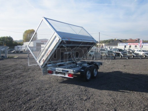 Sklápěcí přívěs ATS 3SKS 3,5T 3,33x1,70/1,35 ECO GITTER v elektrice