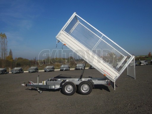 Sklápěcí přívěs ATS 3SKS 3,5T 3,33x1,70/1,35 ECO GITTER v elektrice