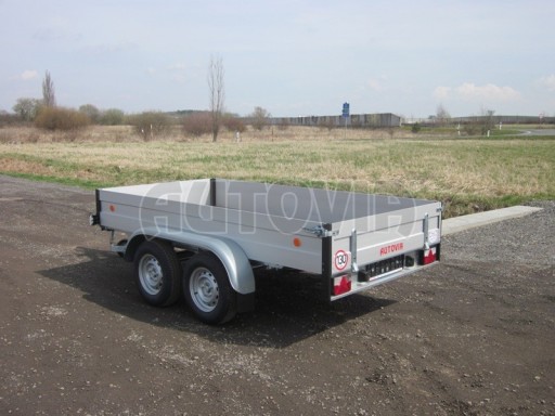 Hliníkový přívěsný vozík ZV 31 ALU 2,7T B2 3,00x1,55/0,35