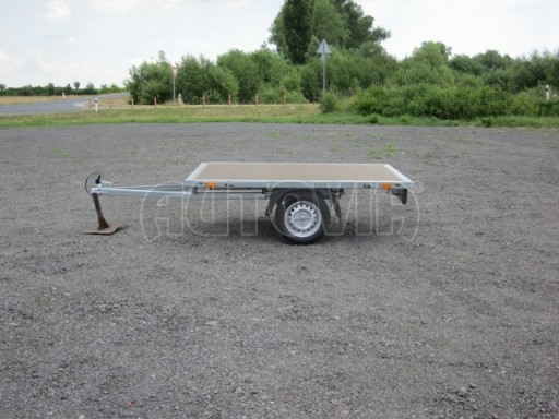 Nebrzděný vlek s možností dostavby bočnic VT 22/14 750kg 2,20x1,42 č.2