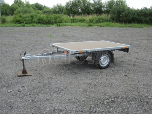 Nebrzděný vlek s možností dostavby bočnic VT 22/14 750kg 2,20x1,42 č.4