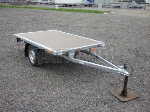 Nebrzděný vlek s možností dostavby bočnic VT 22/14 750kg 2,20x1,42 č.6
