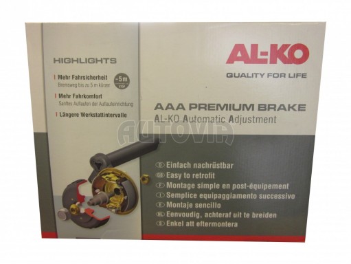 Sada samostavů AL-KO AAA pro přestavbu brzd 2361 (včetně čelistí a kompletního osazení) č.2