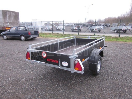 Sklopný brzděný přívěs za osobní auto DNG 1,3T 2,52x1,27/0,35* č.4