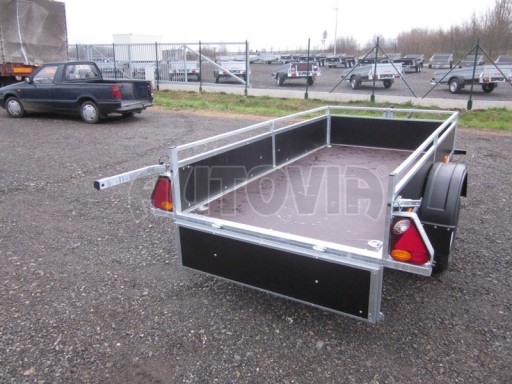 Sklopný brzděný přívěs za osobní auto DNG 1,3T 2,52x1,27/0,35* č.5