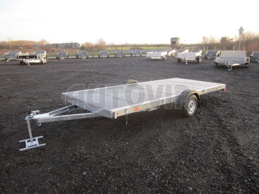 Nebrzděný univerzální jednoosý valník BGS 750kg N1 4,50x1,84/0,35 zesílená náprava