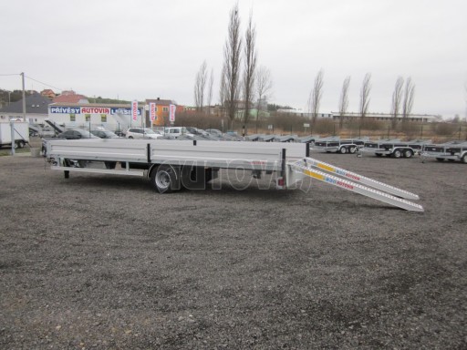 Nákladní přívěs AVG 10T 7,40x2,48/0,40 valník* č.3