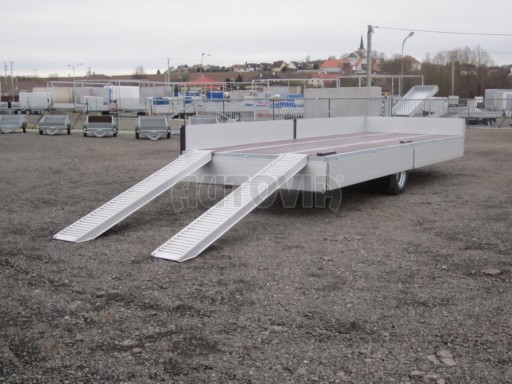 Nákladní přívěs AVG 10T 7,40x2,48/0,40 valník* č.1