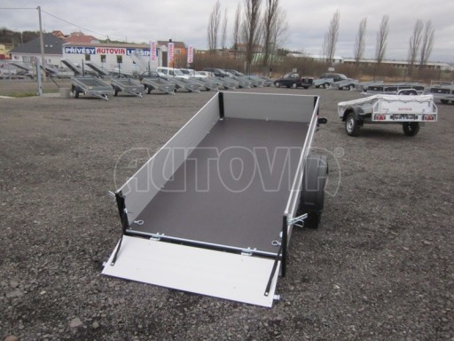 PROFI sklápěcí přívěs s ALU bočnicemi ZV 26 ALU N1 skl 2,50x1,25/0,35