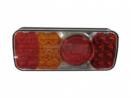 Svítilna WAS W66L/312kr sdružená LED 12-24 V, L-BL/BR/KO/ML/RZ č.1